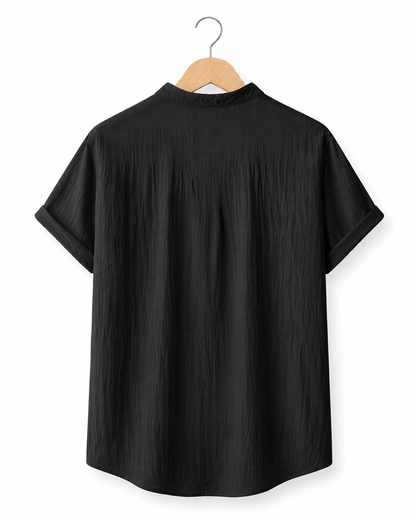 Lazio Linen Henley Shirt
