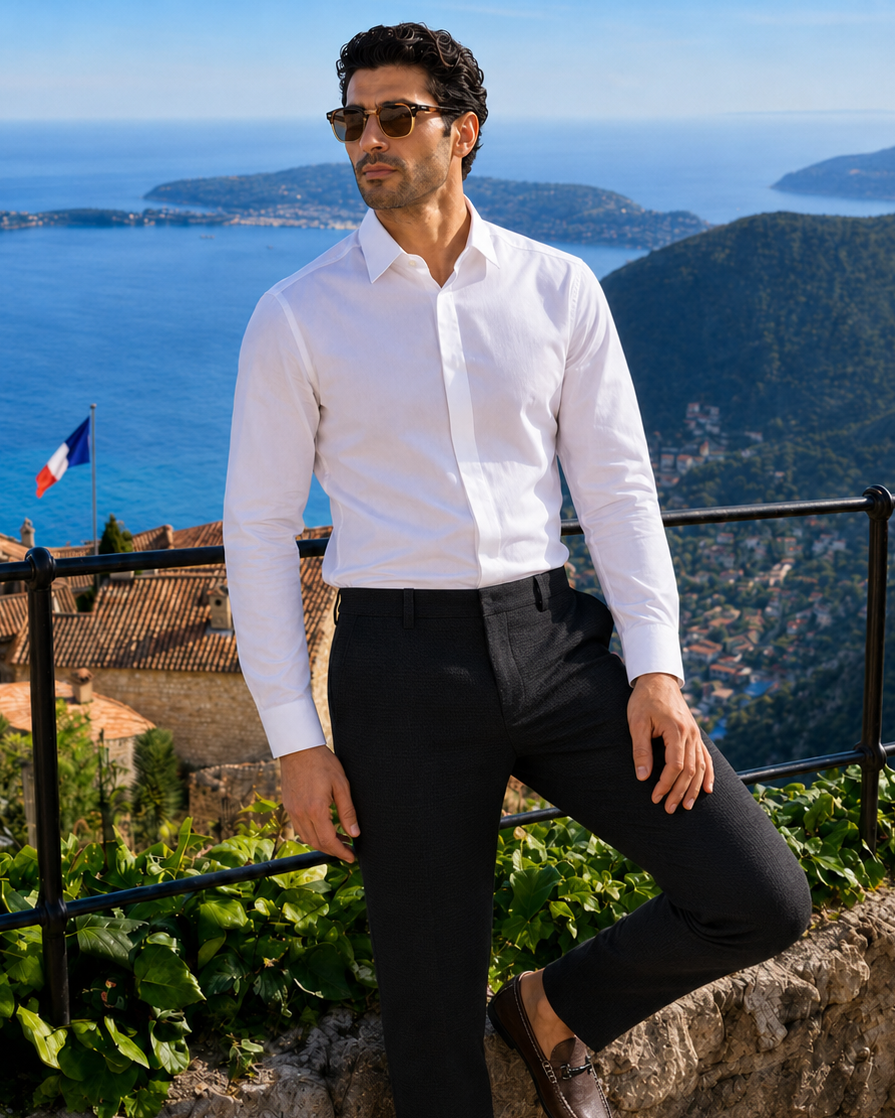 Beaulieu French-Cuff Dress Shirt