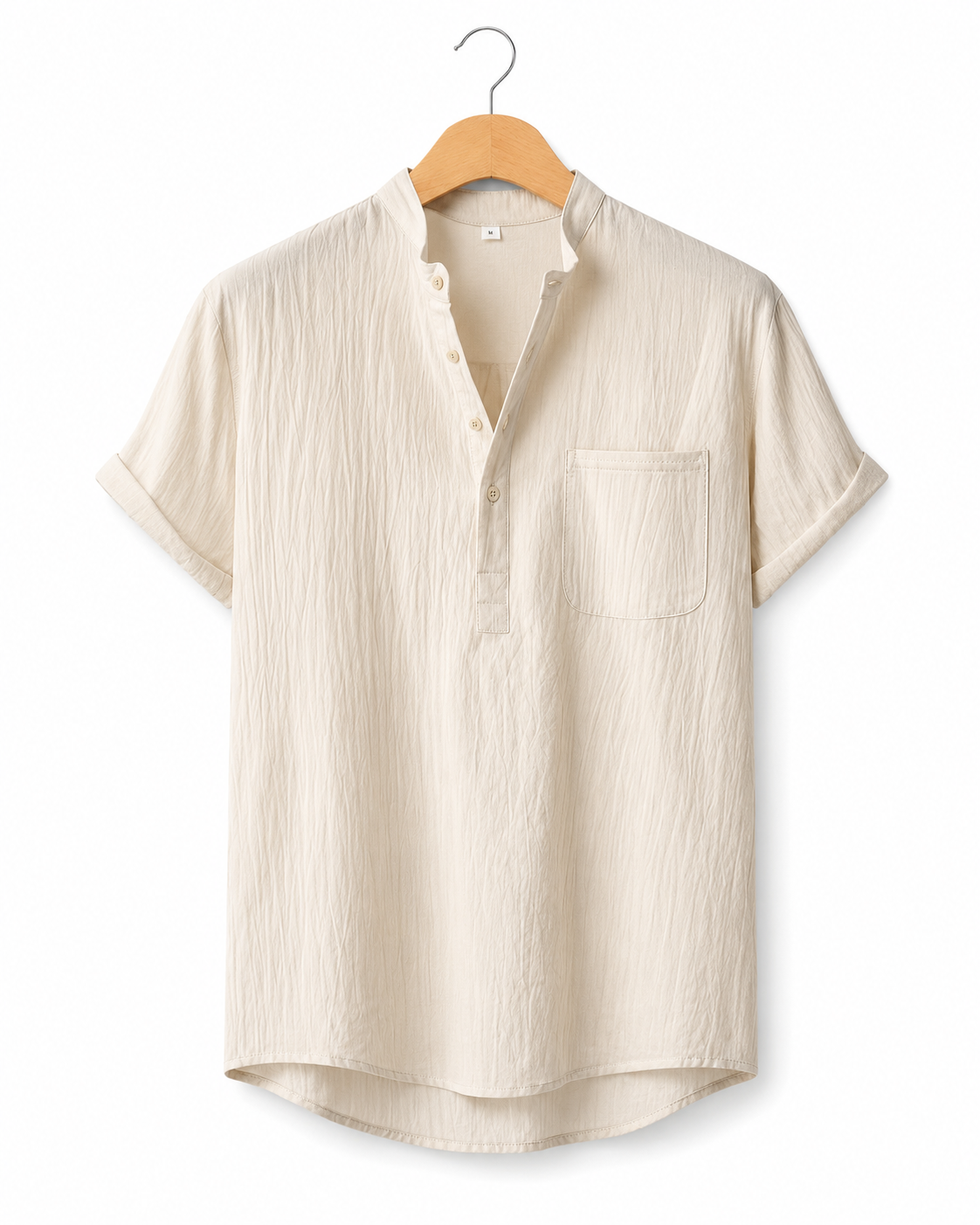Lazio Linen Henley Shirt