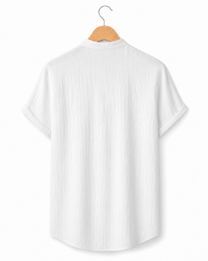 Lazio Linen Henley Shirt