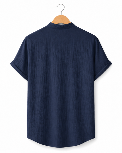 Lazio Linen Henley Shirt
