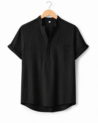 Lazio Linen Henley Shirt