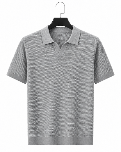 Saint-Tropez Textured Knit Polo