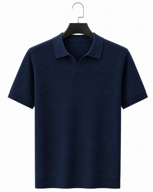Saint-Tropez Textured Knit Polo