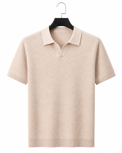 Saint-Tropez Textured Knit Polo
