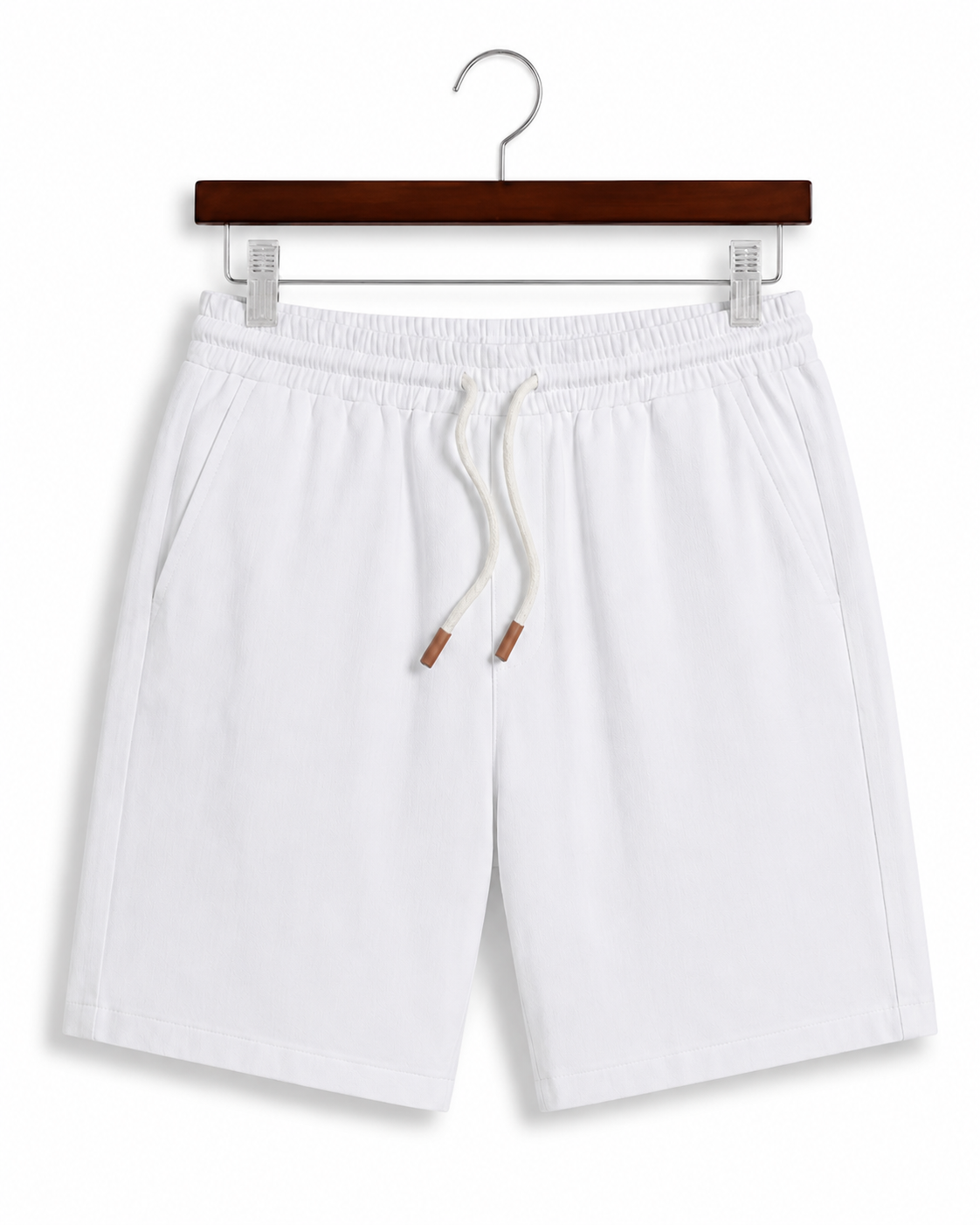 Santorini Resort Linen Shorts