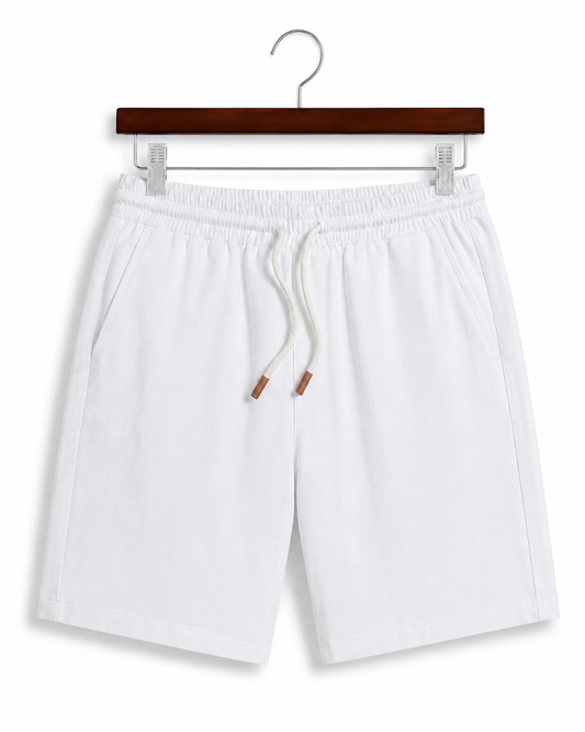 Santorini Resort Linen Shorts