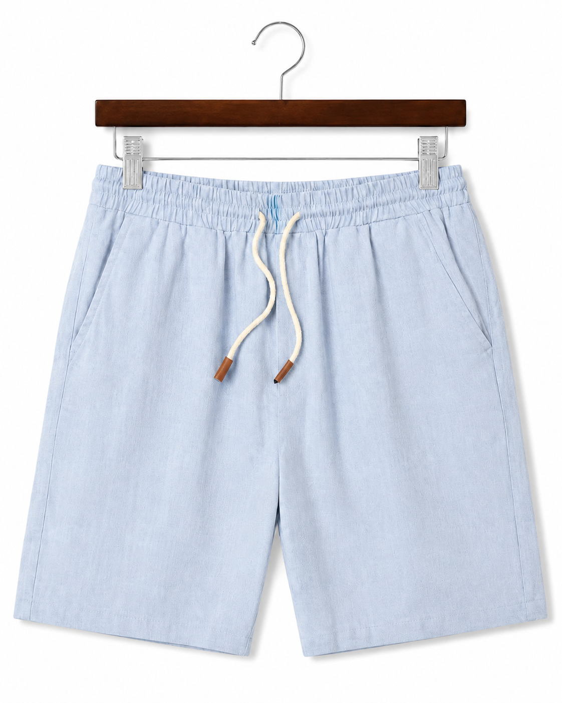 Santorini Resort Linen Shorts