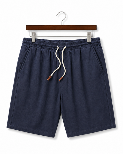 Santorini Resort Linen Shorts