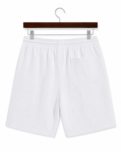 Santorini Resort Linen Shorts