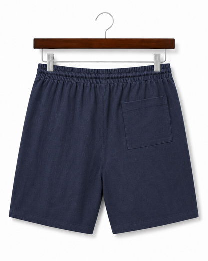 Santorini Resort Linen Shorts