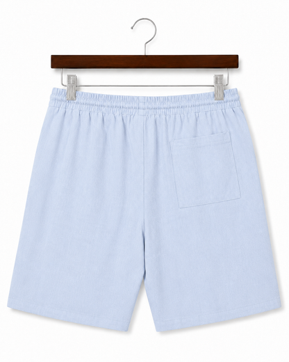 Santorini Resort Linen Shorts
