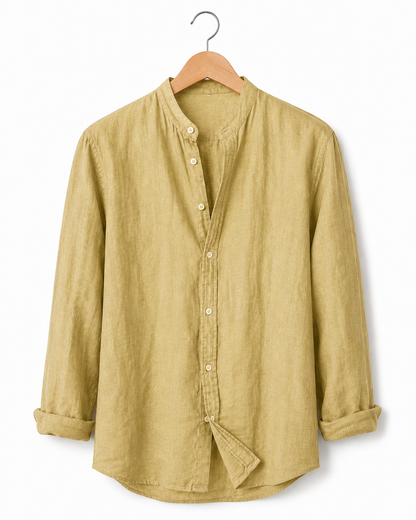 Balestrate Button-Up Linen Shirt
