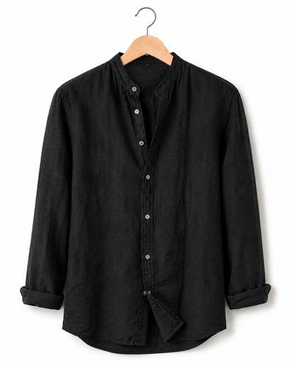 Balestrate Button-Up Linen Shirt