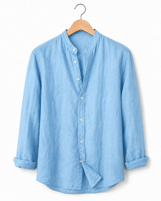 Balestrate Button-Up Linen Shirt