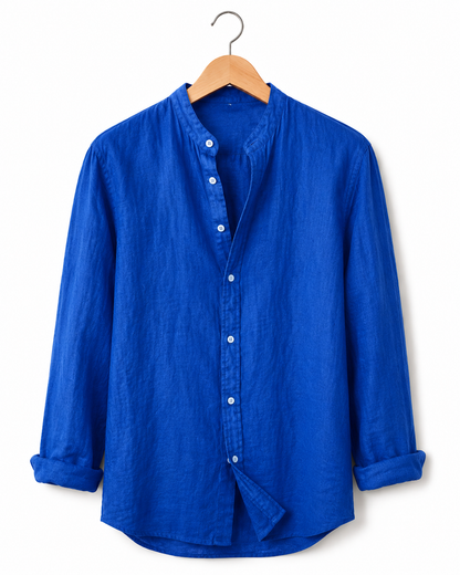 Balestrate Button-Up Linen Shirt