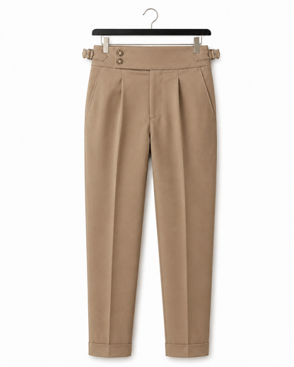 Napoli High-Waisted Suit Pants