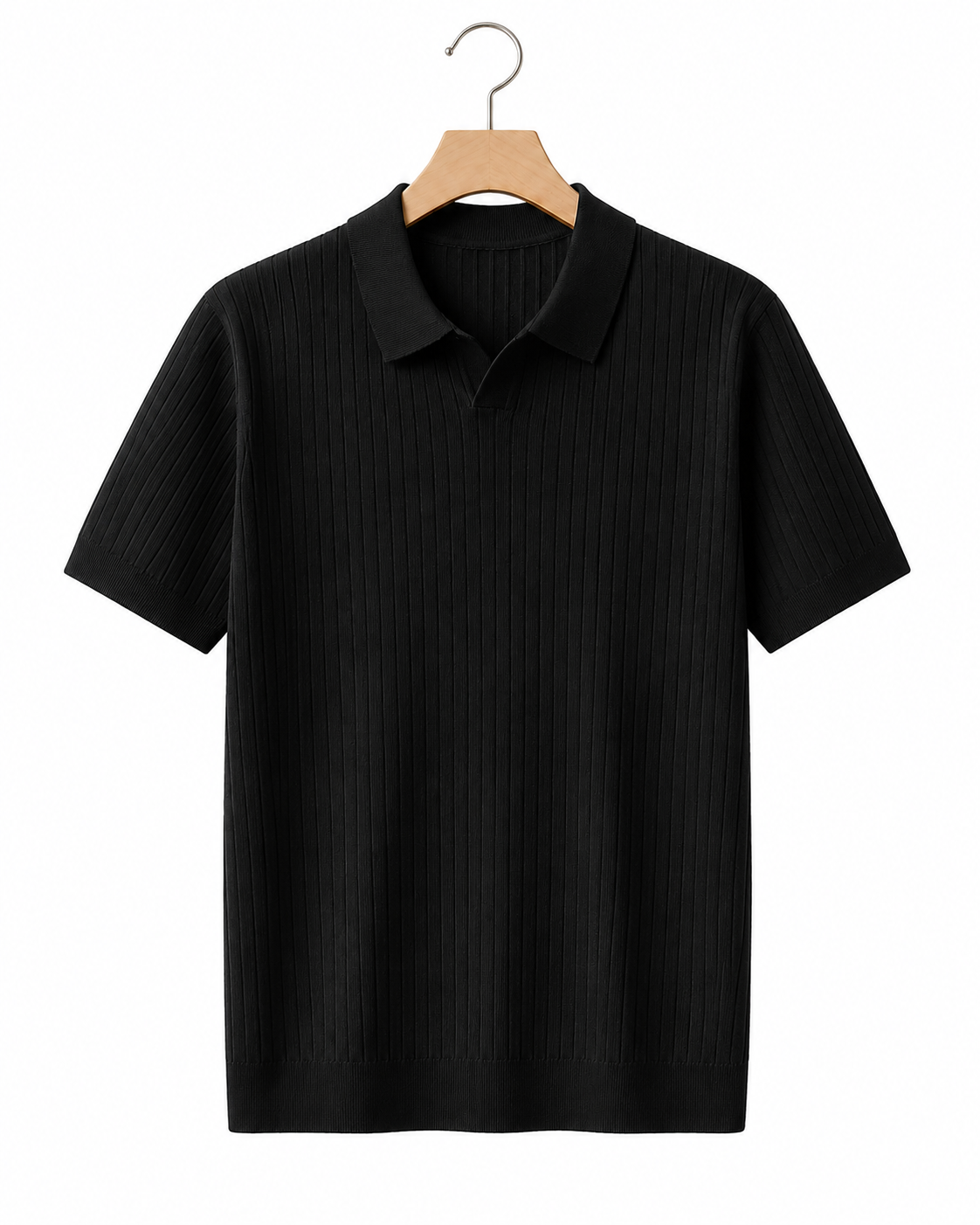Lake Como Ribbed-Knit Polo