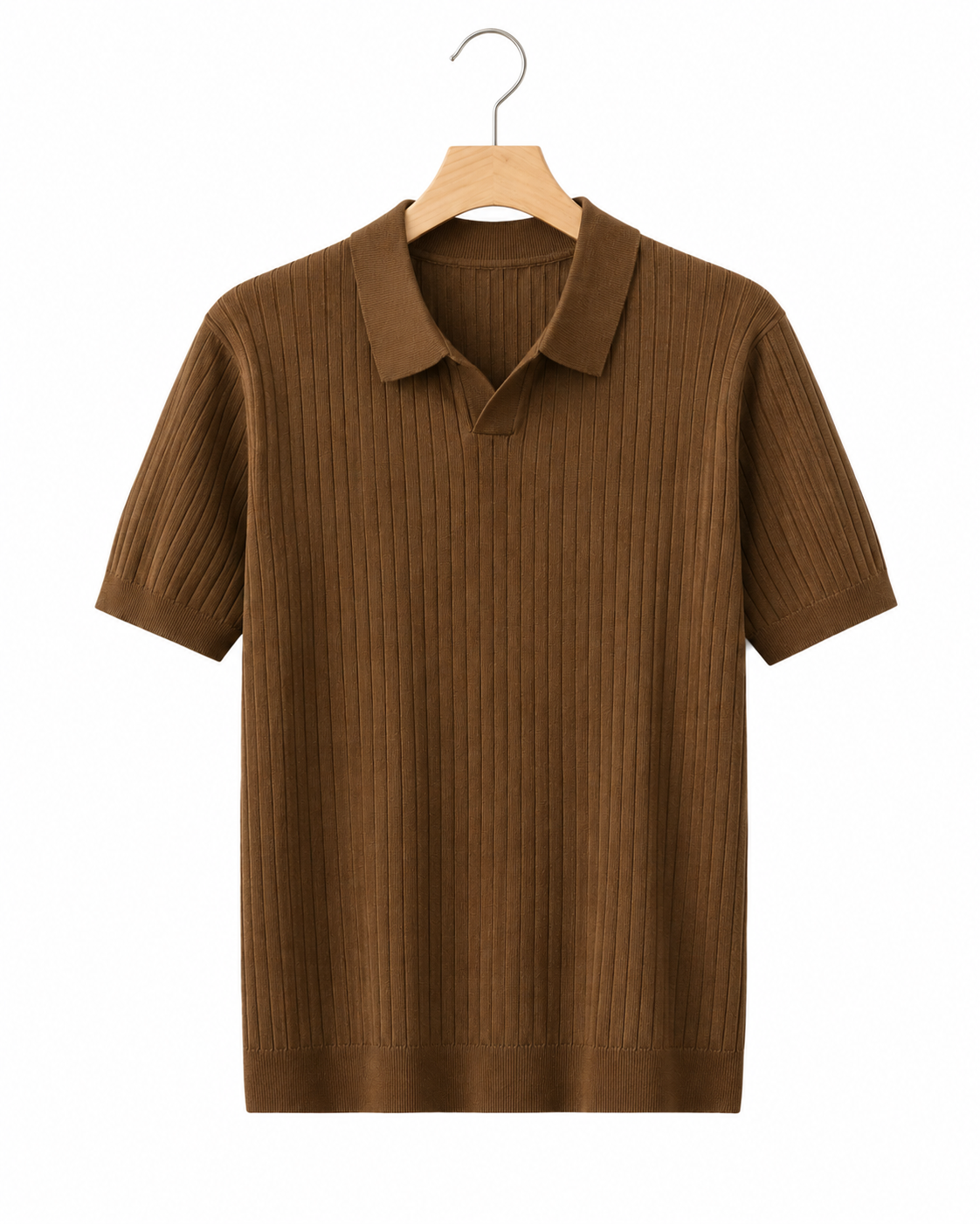Lake Como Ribbed-Knit Polo