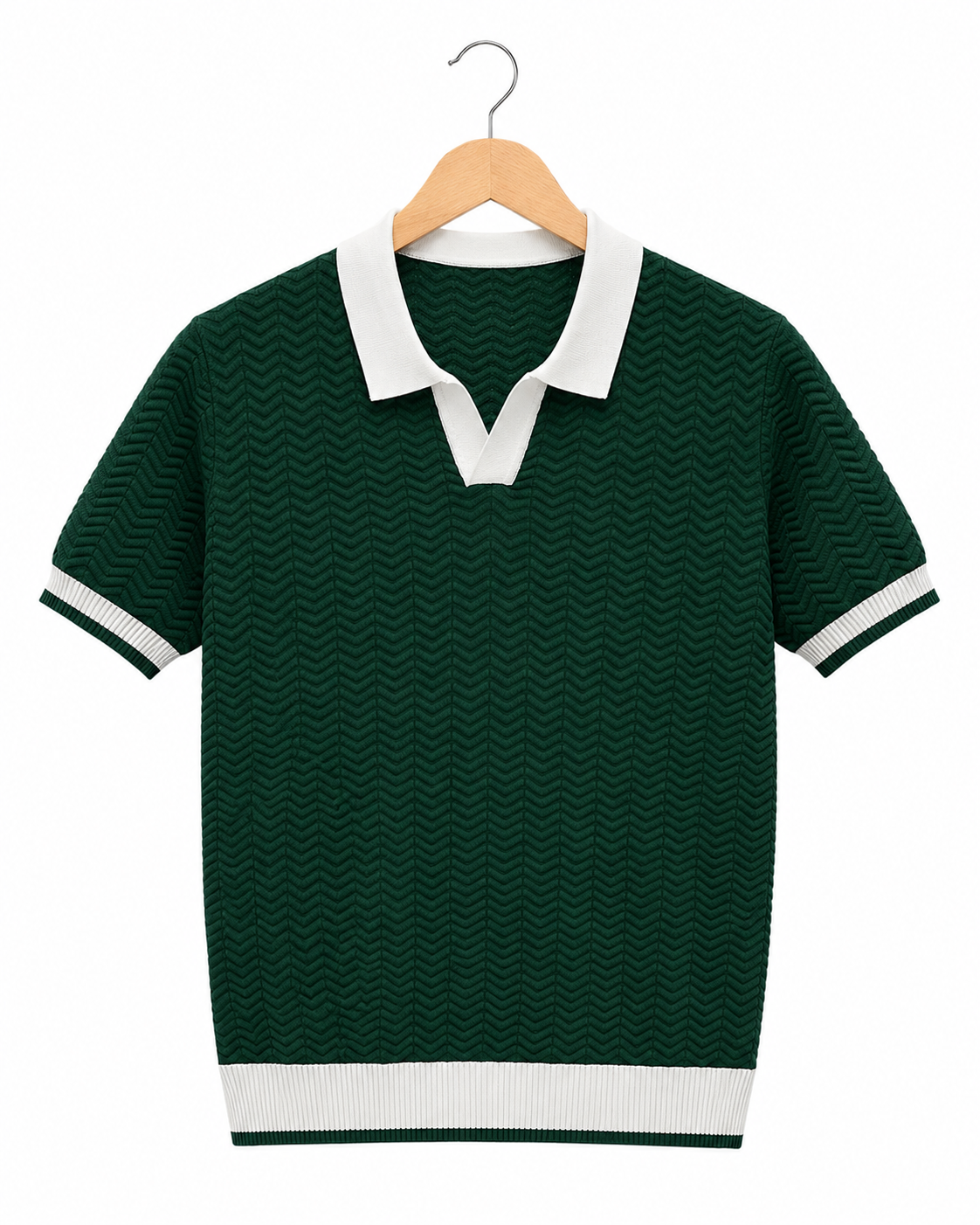 Portofino Wave-Knit Polo
