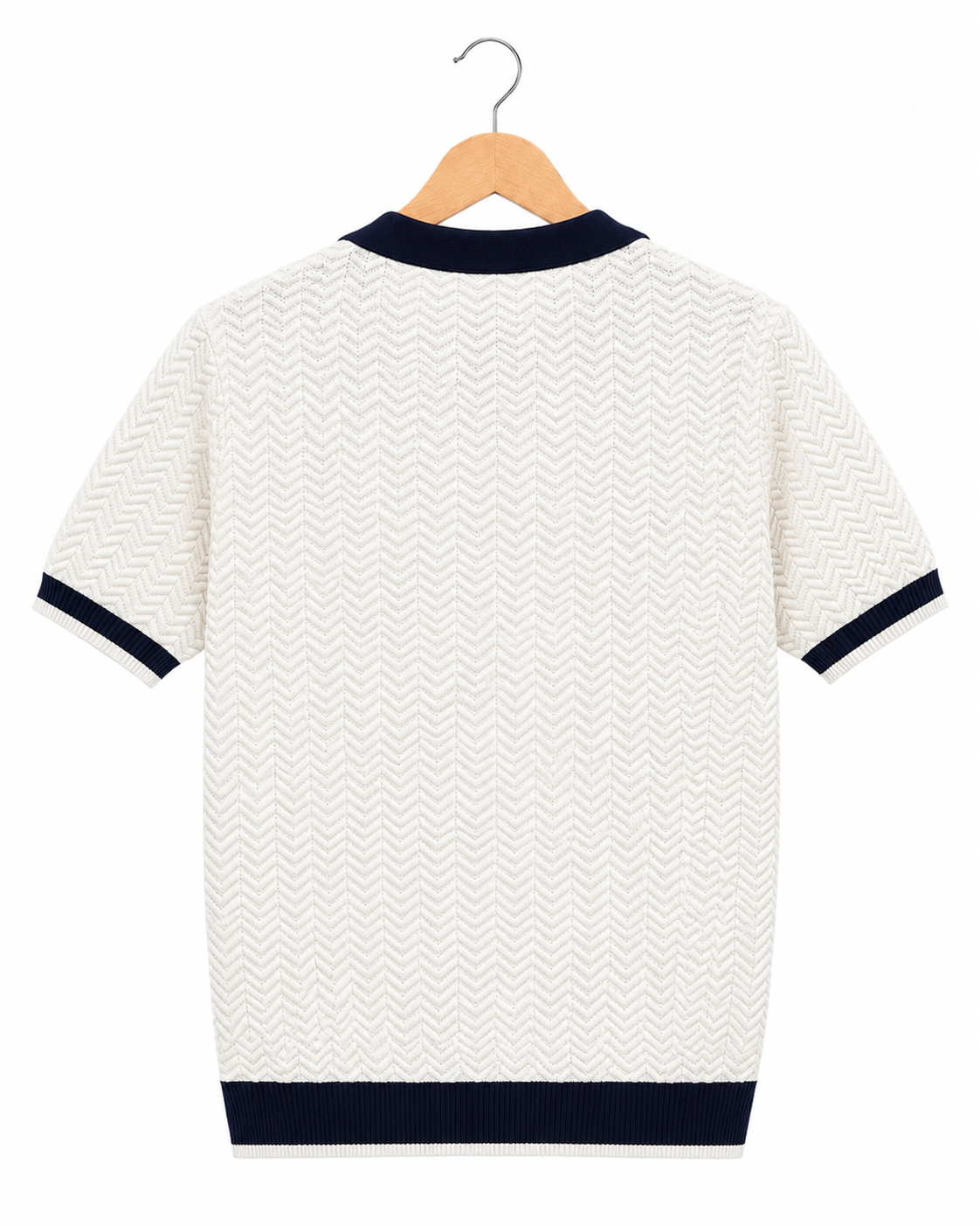 Portofino Wave-Knit Polo