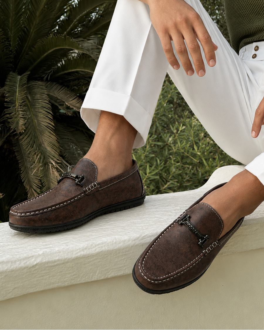 Bellagio Bit Leather Loafers
